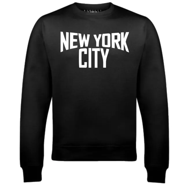 New York City Men's Sweatshirt NYC Big Apple USA Classic America