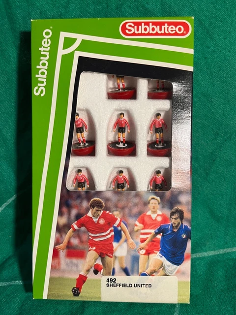VINTAGE Subbuteo Lightweight équipe Manchester United - Réf 729 - Complet