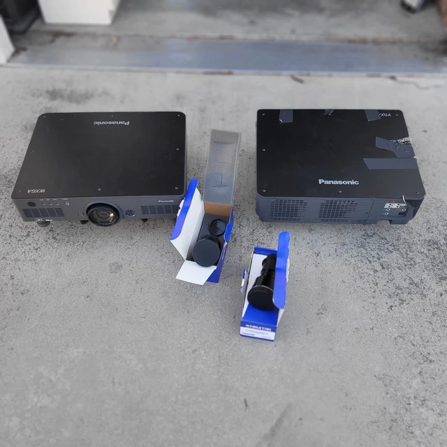 2 Panasonic PT-DW5000U DLP Projectors