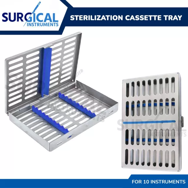 Dental Sterilization Cassette Box 7.25" X 5.50" Surgical Medical German Grade