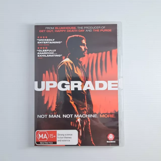 Upgrade 2018 Dvd Action Sci-Fi Logan Marshall-Green Leigh Whannell Region 4 LLM1
