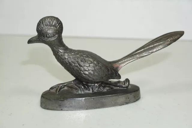 Vintage Roadrunner Bird Metal Figure Made in Japan Figurine Souvenir
