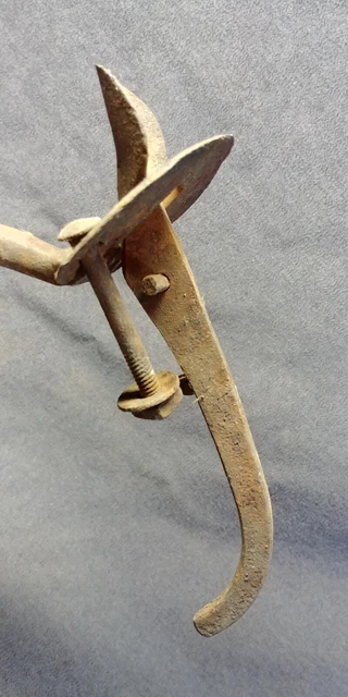 3 Large Antique Barn Door Gate Pull Handle Hardware Thumb Latch Industrial 10" 14