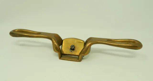 Vintage Brass Rabbet Spoke Shave (Similar to Stanley 71)