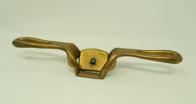 Vintage Brass Rabbet Spoke Shave (Similar to Stanley 71)