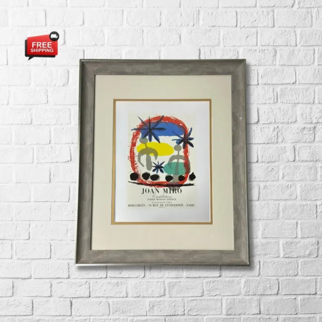 Joan Miro "EXPOSICION JOAN" Exhibition Offset Lithography - Exhibition Poster