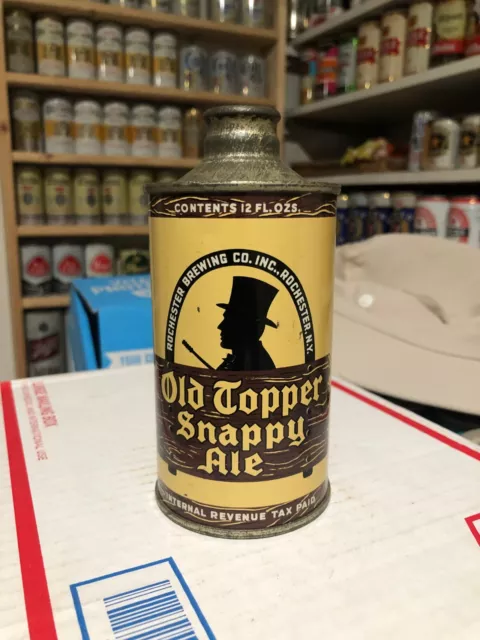 Old Topper Snappy Ale ~ Cone Top Beer Can