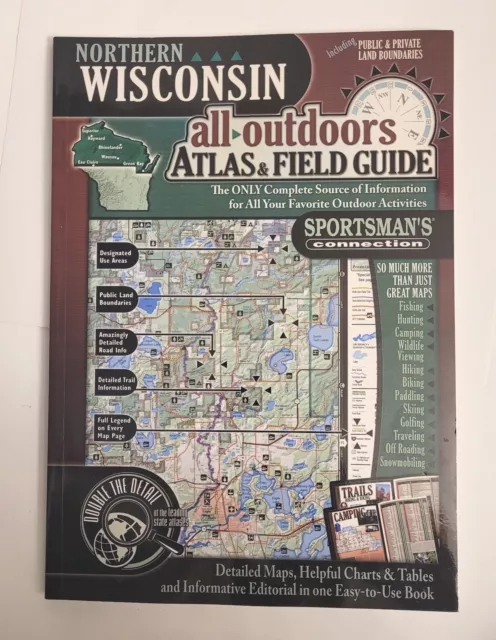 Northern Wisconsin All-Outdoors Atlas & Field Guide Sportsman's Connection 2009