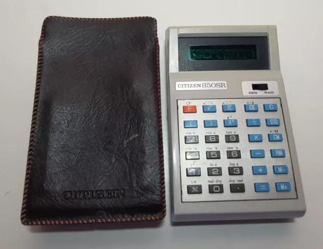 Citizen 850 Sr  Vintage Calculator