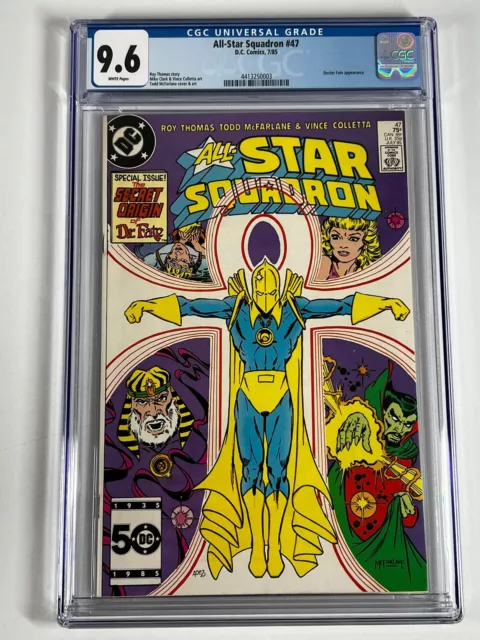 All-Star Squadron #47 CGC 9.6 (1985) Early McFarlane ~ DC Comics