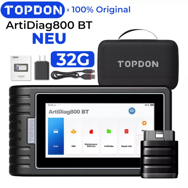 HOT TOPDON AD800 BT dispositivo diagnostico professionale veicolo obd2 scanner Bluetooth 28+funzione