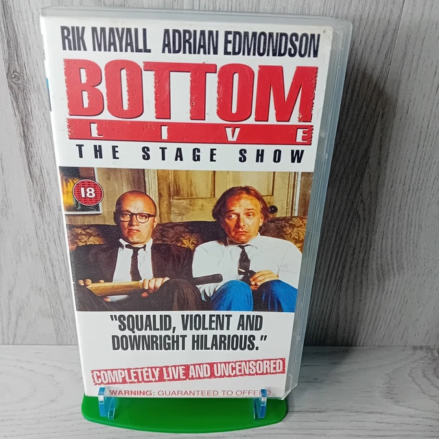 BOTTOM LIVE THE Stage Show Vhs Tape - Rare Retro Movie £10.14 - PicClick UK