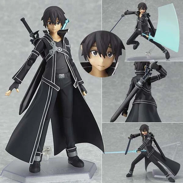 FIGMA 174 SAO Sword Art Online Kirito Kirigaya Kazuto Action Figure