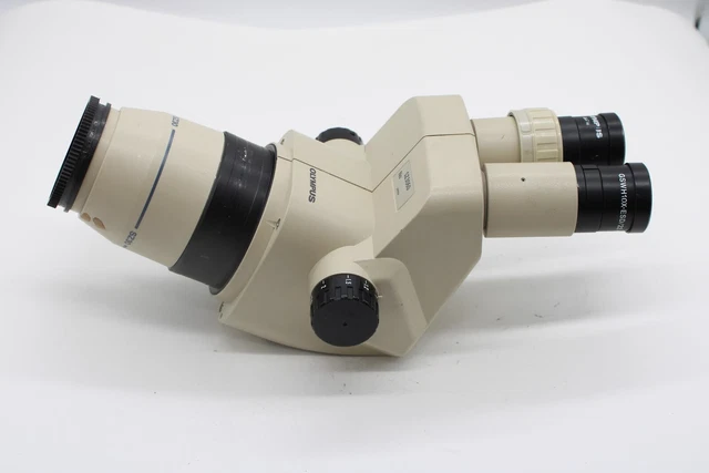 Olympus SZ30 SZ3060 Binocular Stereo Microscope W/ 2x GSWH10X-ESD/22 Eyepieces