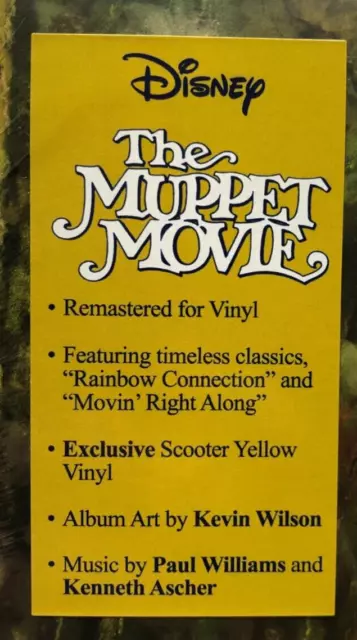 The Muppet Movie Soundtrack Yellow Green Vinyl Record New Sealed 3