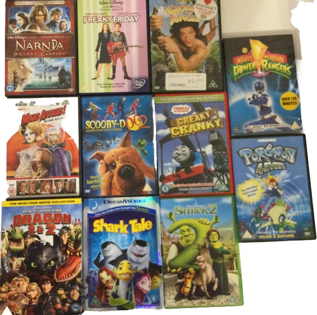 DISNRY/PIXAR/DREAMWORKS DVD BUNDLE 13 Films Or Animated Series See ...