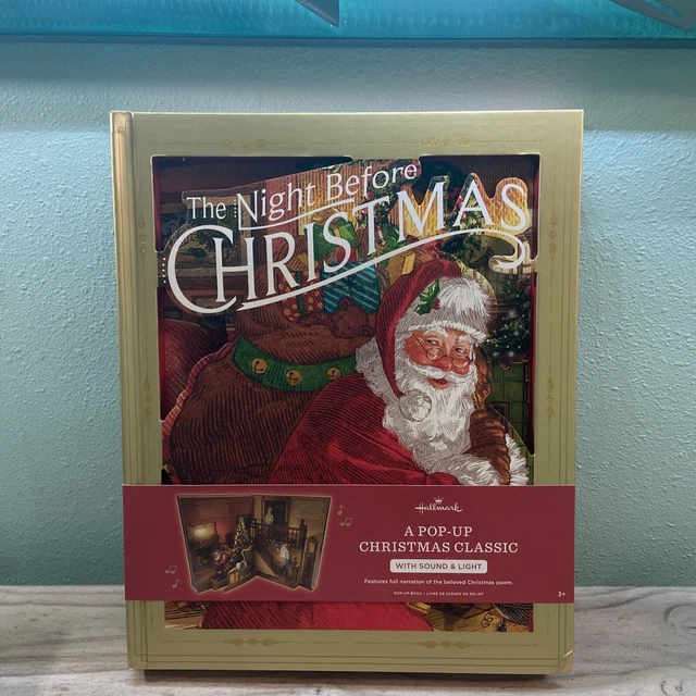 HALLMARK TWAS THE Night Before Christmas Recordable Storybook Lighted Pop Up 44.95 PicClick HALLMARK TWAS THE Night Before Christmas Recordable Storybook Lighted Pop Up 44.95 PicClick