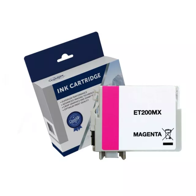 Quality COMPATIBLE EPSON 200XL INK CARTRIDGE HIGH YIELD MAGENTA - Free Postage