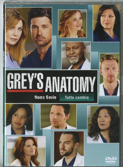 Grey's Anatomy - Serie TV - 9^ Stagione - Cofanetto Con 6 Dvd - Nuovo Sigillato