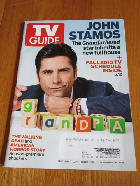 Collectible TV GUIDE John Stamos Billy Eichner Trevor Noah SNL Walking Dead AHS