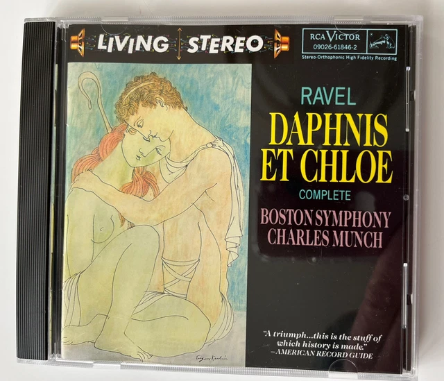 Ravel Daphnis et Chloe Charles Munch RCA Living Stereo CD