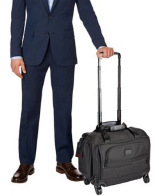 Tumi United Airlines Crew 4 Wheeled Compact Duffel in Black $695 Very Rare