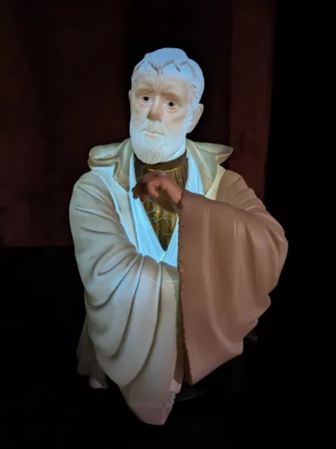 Star Wars Gentle Giant Light Up Spirit of Obi-Wan Kenobi  Mini Bust Figure Ex