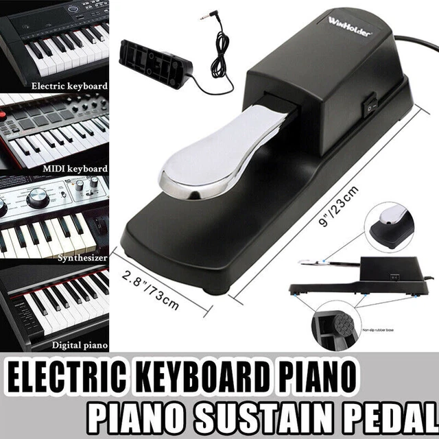 DAMPER SUSTAIN FOOT Pedal Switch Digital Piano Keyboard For Yamaha