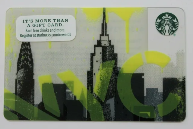 Starbucks Card US 2016 New York City MS 6130