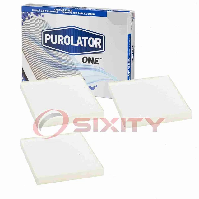 3 pc PurolatorONE C25869 Cabin Air Filters for 842 HVAC Heating Ventilation of