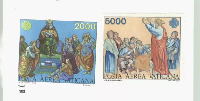 1983 Vatican City SC #C73-74 WORLD COMMUNICATIONS MNH stamps