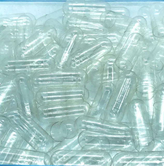 Capsule trasparenti vuote gelatina/HPMC/Pullulan taglia #000 00 0 1&2 qualità premium
