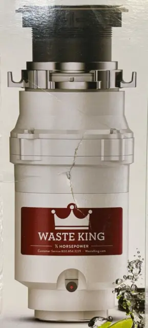 Waste King |Garbage Disposal with Power Cord | 1/2 HP | Model L-1001