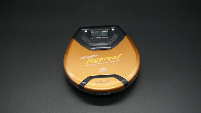 Philips Vintage Discman tragbarer CD Player AX5013 Jogproof Orange 90's