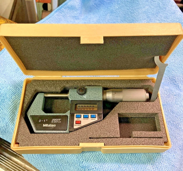 MITUTOYO 29376510 DIGITAL Outside Micrometer MDC 1" PF Machinist