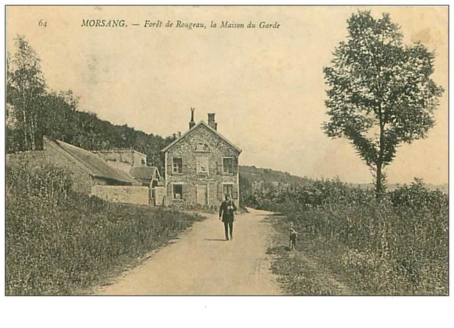 91.MORSANG.n°376.FORET DE ROUGEAU,LA MAISON DU GARDE