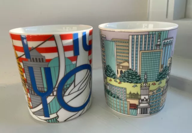 Rosenthal studio line 2 City Cups London & New York porcelain mugs Still & Yang 3