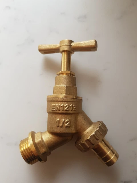 Brass Outdoor Garden Tap Hose Union Bib Tap 1/2" (3349)