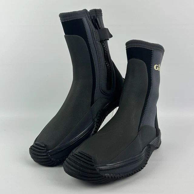 Gill Dinghy Men’s Neoprene/Nylon Sailing/Diving Ankle Boots Gray/Black Size US 7