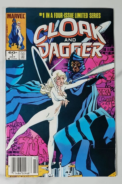CLOAK and DAGGER Limited Series #1 1983 Newsstand VARIANT Bubblicious insert