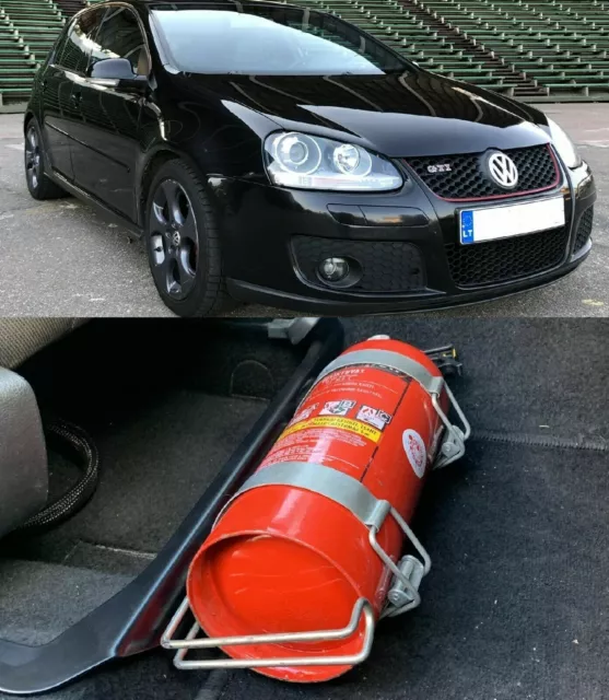 VW Golf GTI R32 mk5 F4 fabrication support d'extincteur