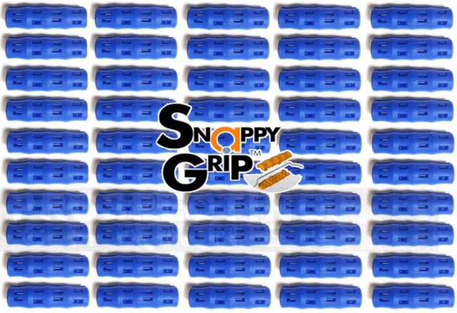 SNAPPY GRIP Egonomic Replacement Bucket Handles BULK 50 LOT BLUE
