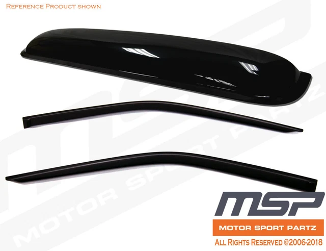 Out-Channel Windows Visor Sun Guard Sunroof Combo 3pcs For Acura RSX 2002-2006