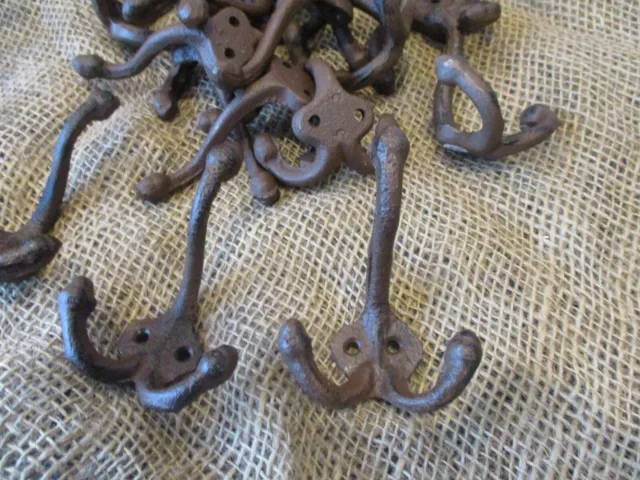 25 Rustic Cast Iron Wall Hooks Coat Hat School Farm Towel Bath Wholesale Towel 3