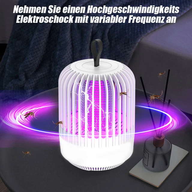 LED UV Lampe Moskito Killer Insektenvernichter Elektrisch Mücken Fliegen Falle