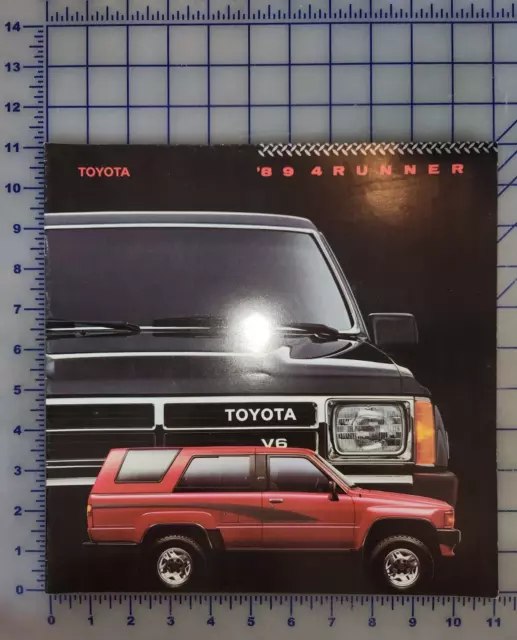 1989 Toyota 4 Runner Brochure Original 4X4