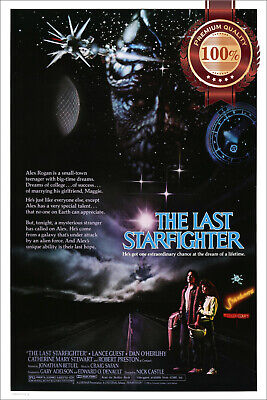 THE LAST STARFIGHTER 80s OFFICIAL ORIGINAL CINEMA MOVIE PRINT PREMIUM POSTER