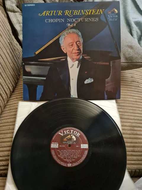 Arthur Rubinstein Chopin Nocturnes vol1 JAPAN VICTOR 1966 LP