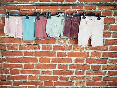 Girl Bundle Age 2-3 Years M&S Zara H&M Shorts Set Cotton Velvet Christmas 98Cm