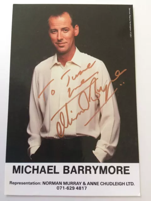 Michael Barrymore - Comedian & TV Show Host - Original Hand Signed Autograph